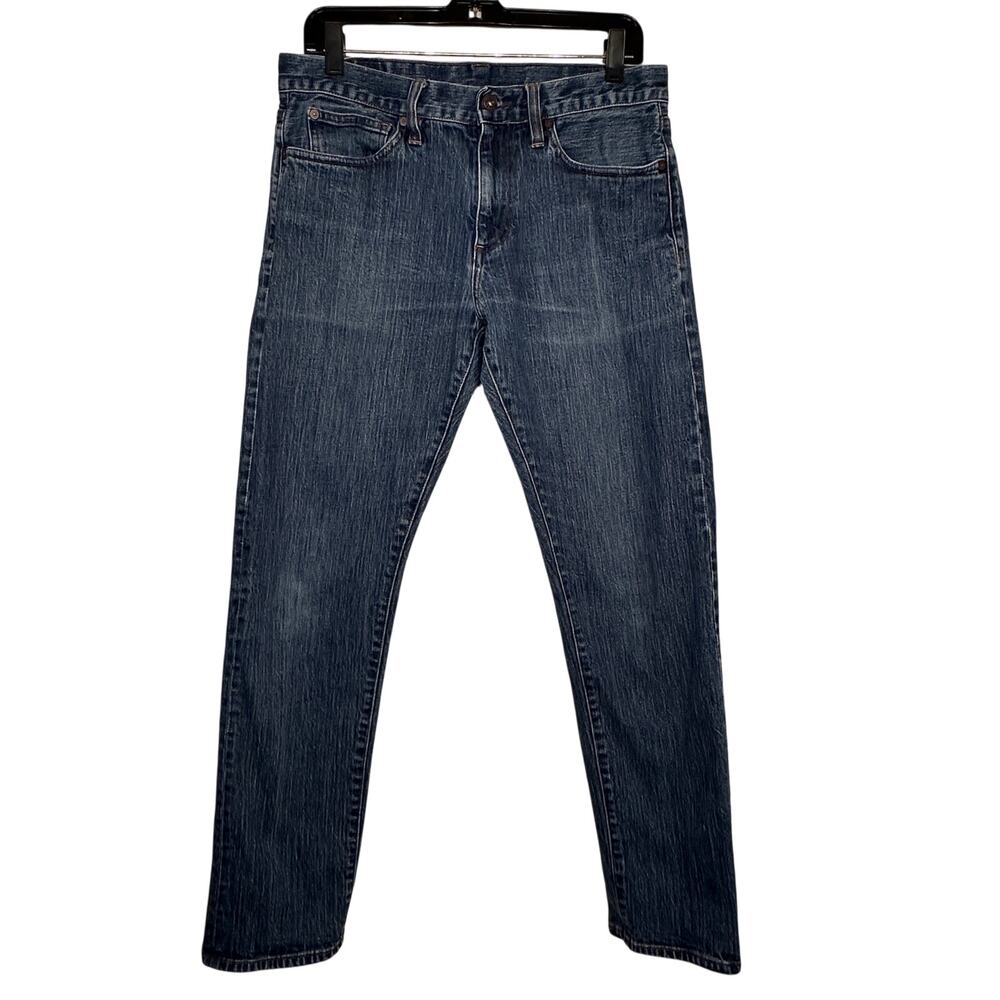 Brooks Brothers Jeans Men’s 33x32 Red Fleece Blue Denim 901 Slim Straight